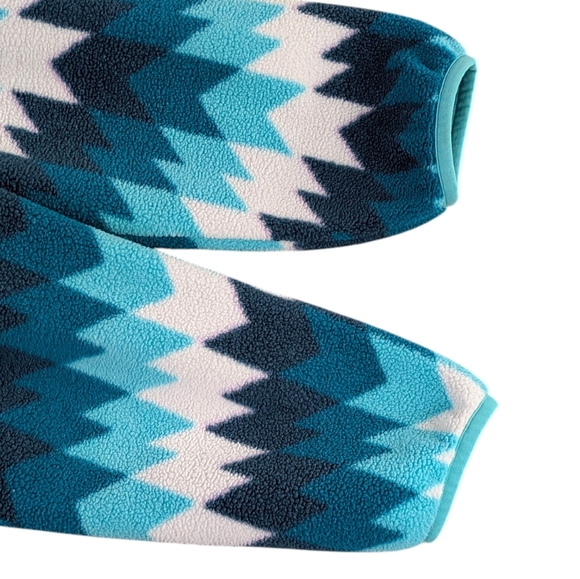 Patagonia Synchilla Snap-T Fleece Pullover XL Teal Geo Pattern F257 - Picture 8 of 11